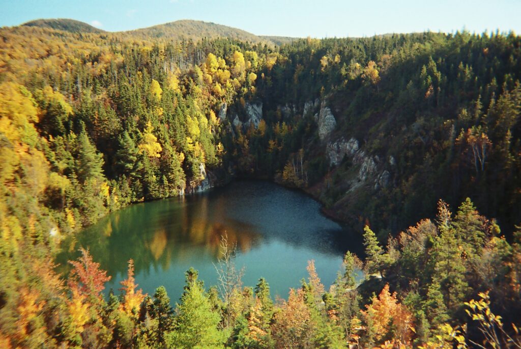 Gypsum Mine, Cheticamp, Nova Scotia